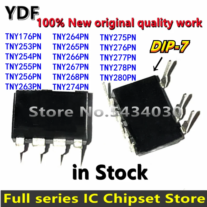 (50pcs) TNY176PN TNY264PN TNY266PN TNY268PN TNY274PN TNY275PN TNY276PN TNY277PN TNY278PN TNY280PN TNY267P TNY254PN TNY255PN DIP7 - купить по