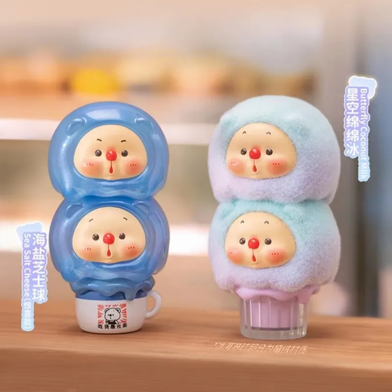 Подлинная Oyo Bear Cub Ice Cream Jenga Series слепая коробка кукла мини-игрушка милая фигурка