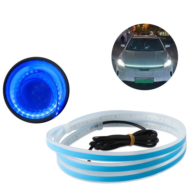 Pаспродажа Сканирование при запуске Подсветка капота автомобиля Универсальная полоса фар Дневные ходовые огни DRL Декоративная лампа Бар 12V Окружающая... Скидка Сканирование при запуске Подсветка капота автомобиля Универсальная полоса фар Дневные ходовые огни DRL Декоративная лампа Бар 12V Окружающая...