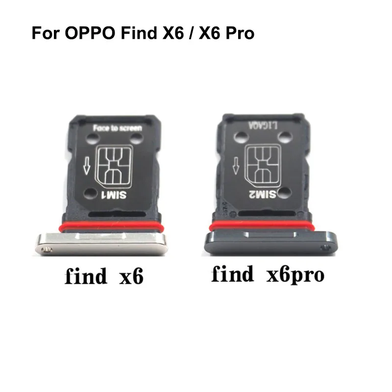 

Для OPPO Find X6 протестированный хороший слот для Sim-карты памяти для OPPO Find X6 Pro Sim держатель для карт Замена