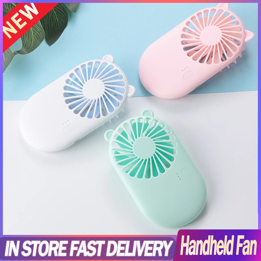 

Летний USB Мини Портативный Вентилятор Открытый Путешествия Розовый Ручной Вентилятор Мини Творческий Настольный Офис Бесшумный Зарядка Си...
