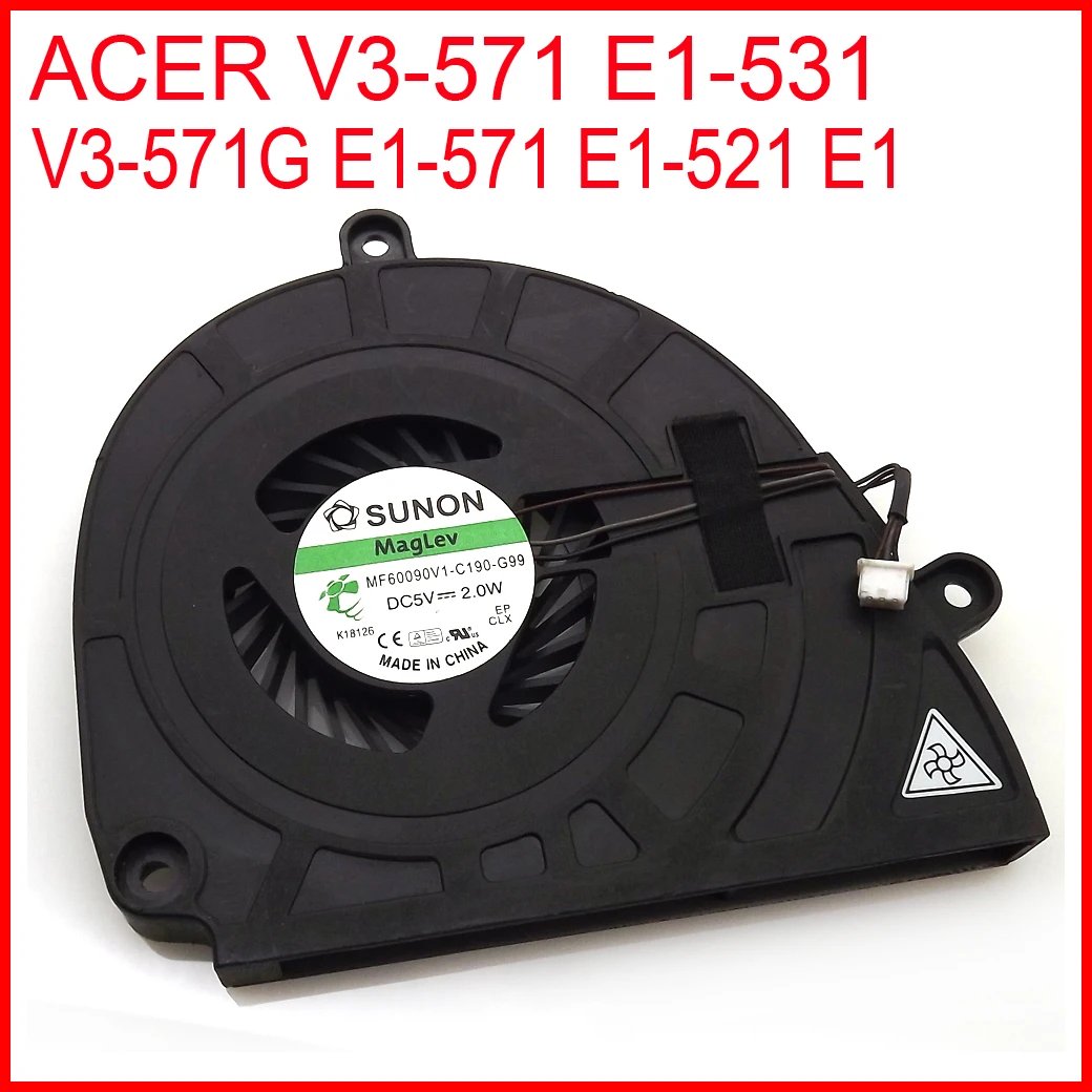 Новинка, модель DC280009KS0 MF60090V1-C190-G99 для ACER V3-571G V3-571 E1-531 E1-571 E1-521 5750G, кулер для процессора, охлаждающий вентилятор