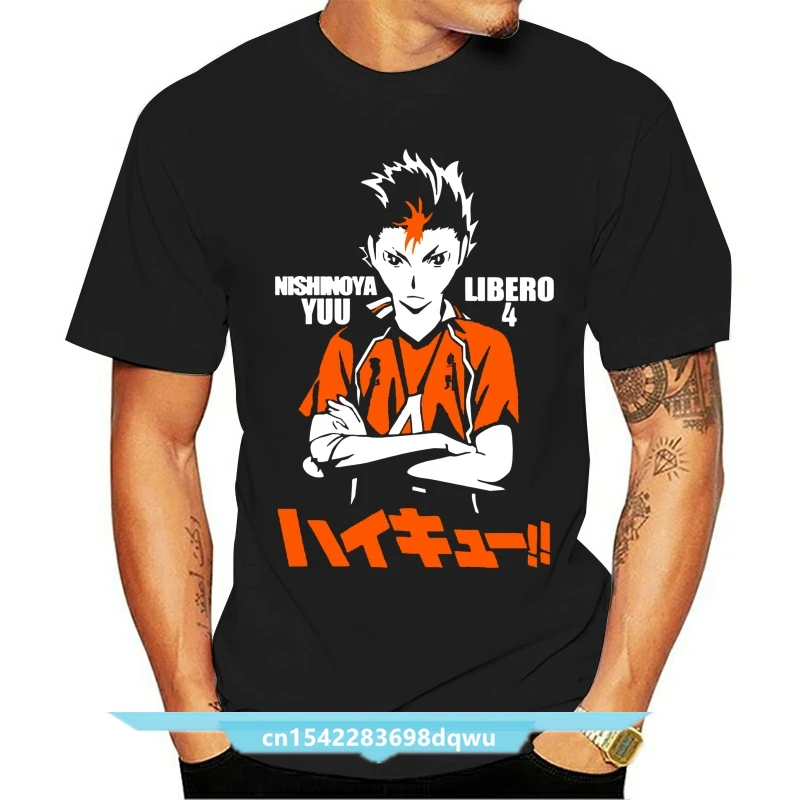 

Nishinoya Yuu Haikyuu T Shirt Short Sleeve T-shirts For Men Popular Vintage Oversize Cotton Shirts For Boys