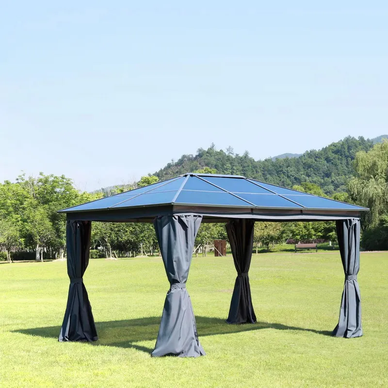 

Outdoor pavilion Roman tent courtyard villa garden scenic spot leisure European sunshade canopy luxury Pavilion