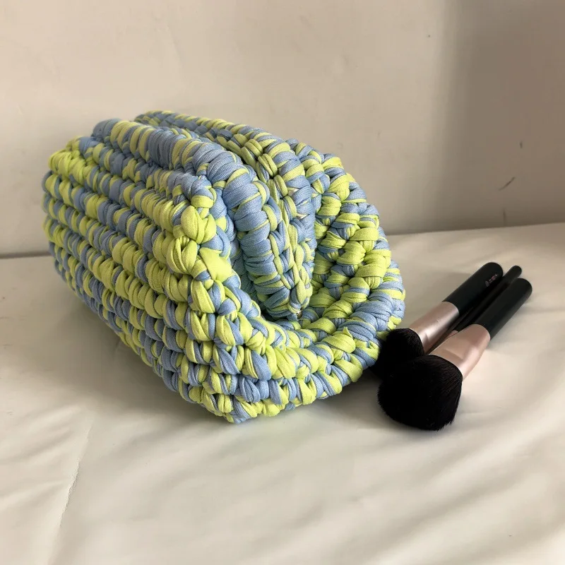 Кошельки женская сумка новинка 2024 Сумка кросс-боди ручной вязки маленькая