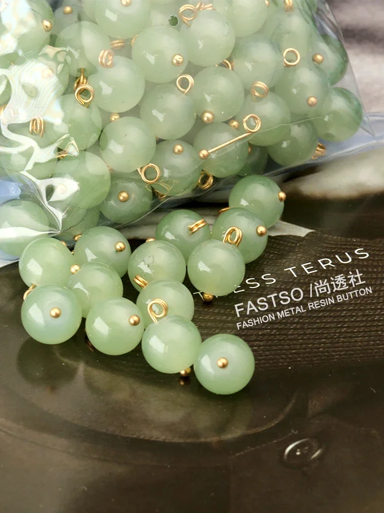 10-12 мм новые шариковые пуговицы Cheongsam для одежды подвеска из бисера свитер