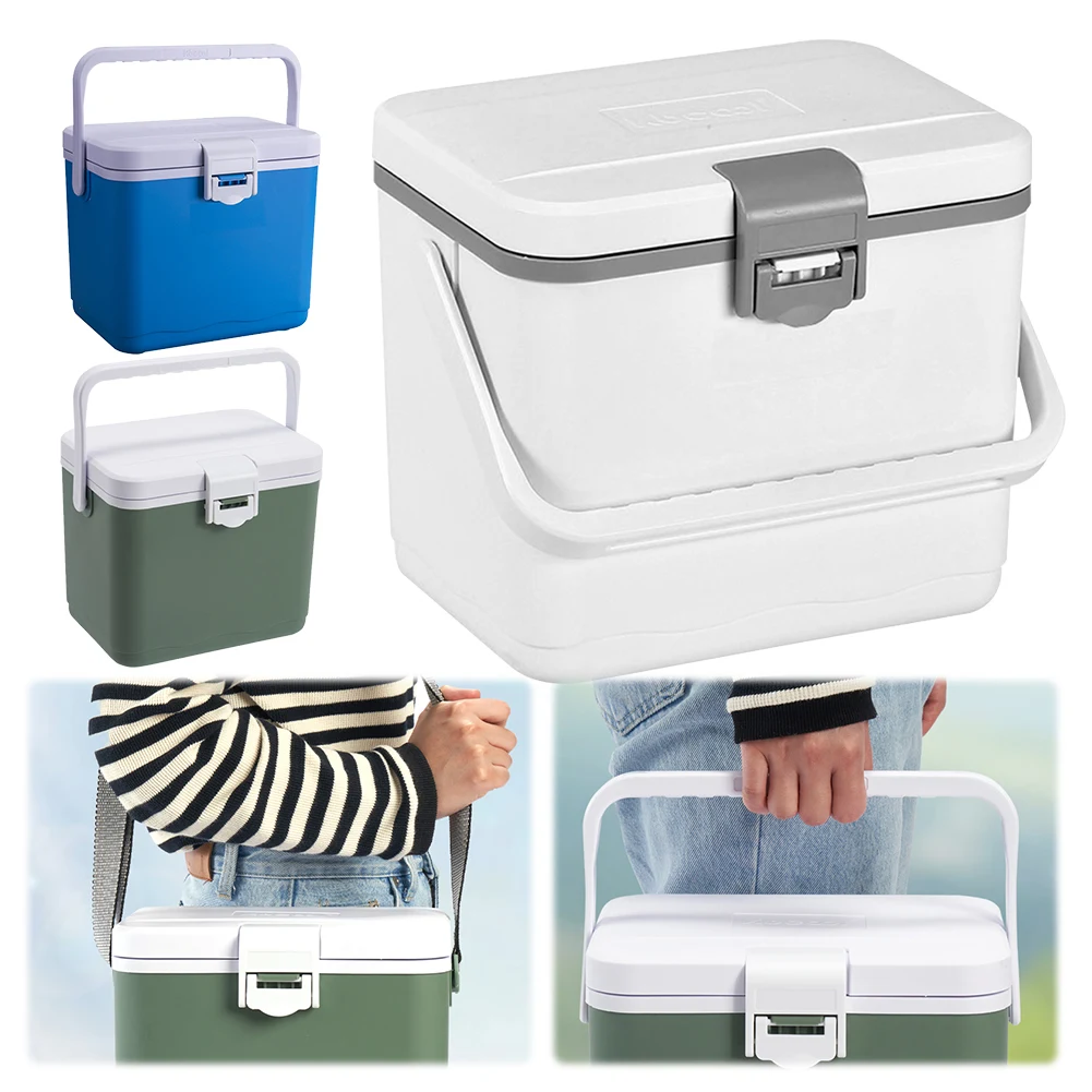 4 5л автомобильный холодильник для кемпинга с ручкой ведро пикника охлаждающий