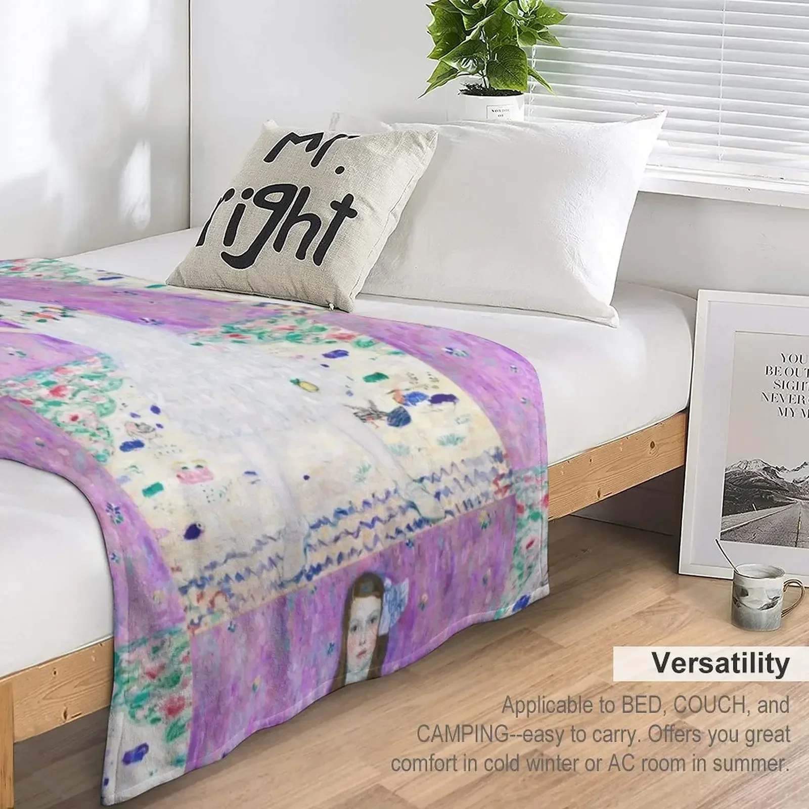 Одеяло M?da Primavesi Густава Климта Мягкие одинарные одеяла