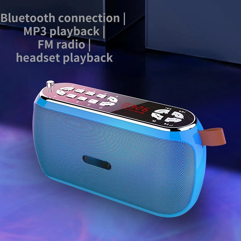 

AWIND High speed wireless Bluetooth speaker elderly radio 360 degree surround stereo portable card speaker collection voice subw