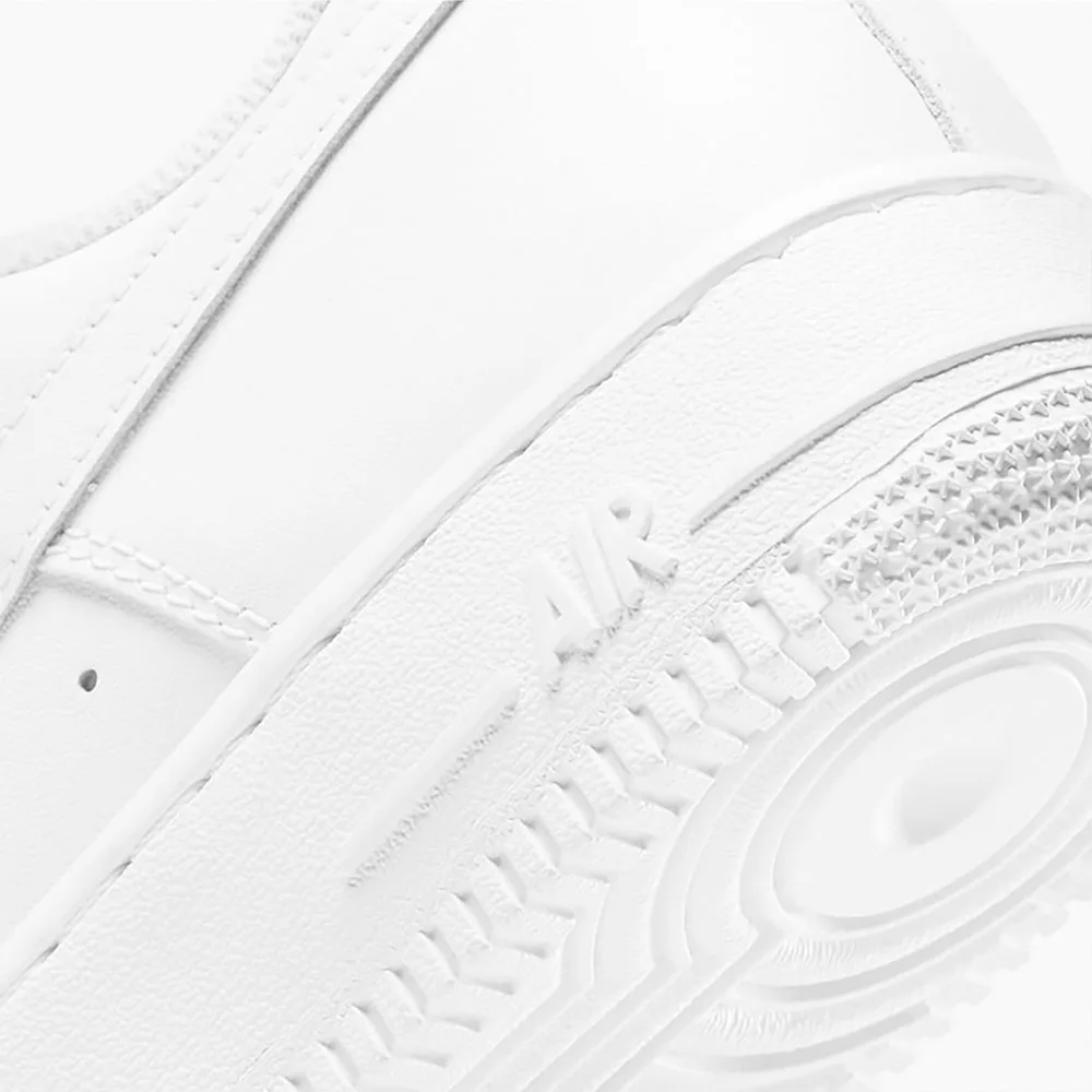 Кожаные прочные низкие кроссовки Nike Air Force 1, классический ретро-стиль для женщин, чистый белый цвет DD8959-100, нескользящая повседневная обувь (art.: 3920d2d03336d) - 3920d2d03336d