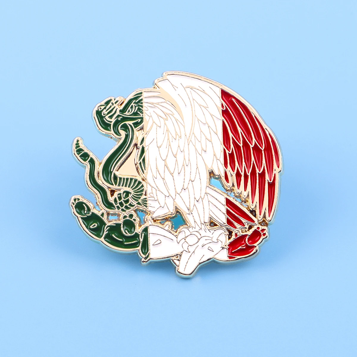 Эмалированные броши с мексиканским флагом в ассортименте