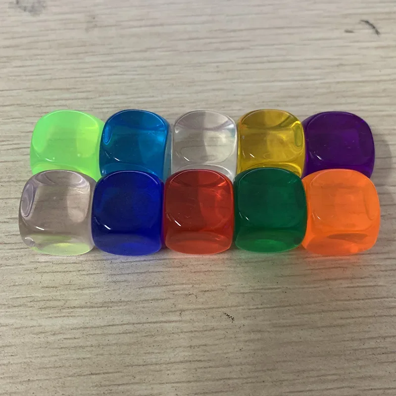 Искусственные прозрачные пустые кости для самостоятельной сборки 6-сторонние