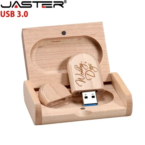 JASTER USB 3.0 деревянный флеш-накопитель 128/64/32 ГБ