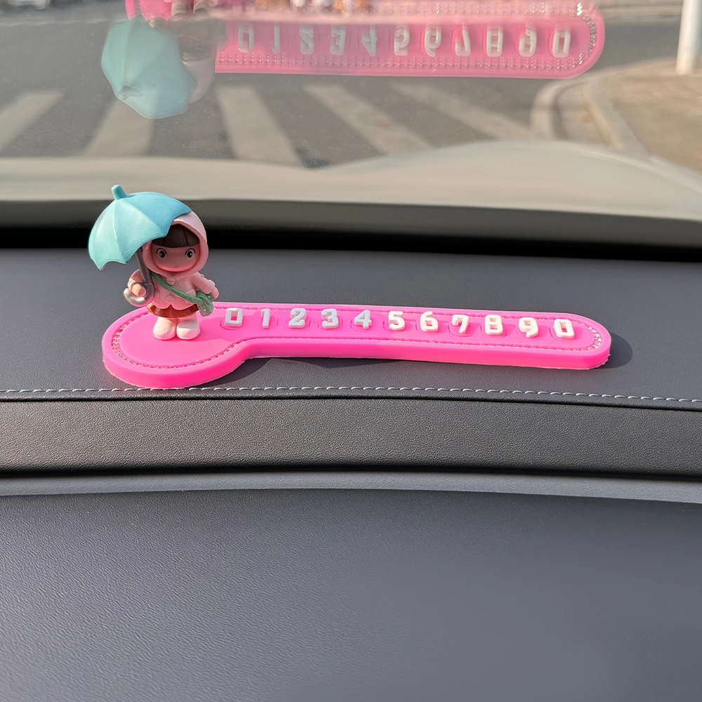 

Временные парковочные знаки для автомобилей, движущиеся автомобильные номера, автомобильные телефоны, движущиеся автомобильные пластины, персонализированные и украшения интерьера