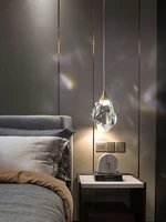pendant lights bedroom led full brass crystal nordic lamp luminaire suspension decoration salon hanging 220v pendant lights