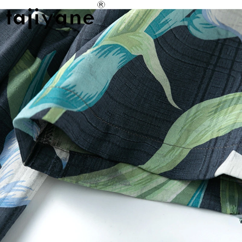 Женское Платье из 100% натурального шелка TAJIYANE летняя одежда Повседневное для