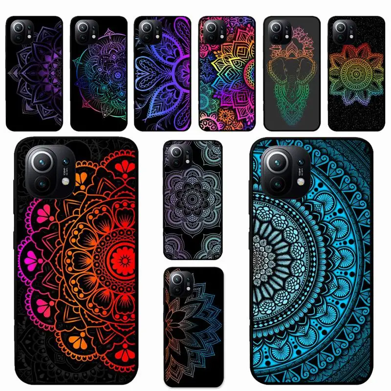 

Mandala Phone Case for Xiaomi mi 5 6 8 9 10 lite pro SE Mix 2s 3 F1 Max2 3