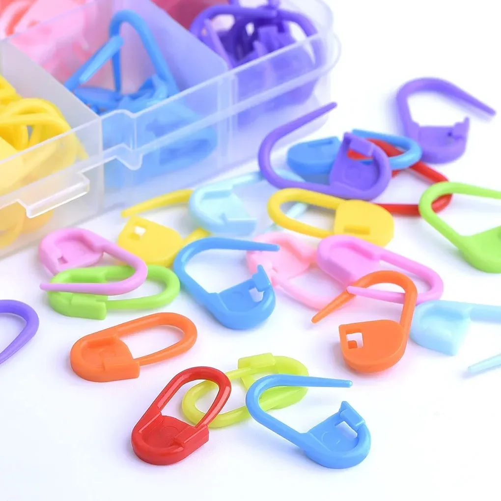 

120 шт./коробка, маркеры для вязания крючком