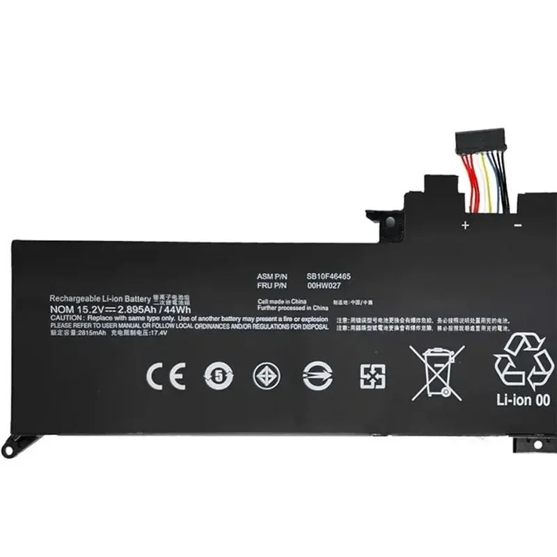 00HW026 00HW027 Аккумулятор для ноутбука Lenovo ThinkPad New S1 2018 Yoga 260 370 X380 20FD 20FE 20JH 20JJ 20FD001WGE 01AV432