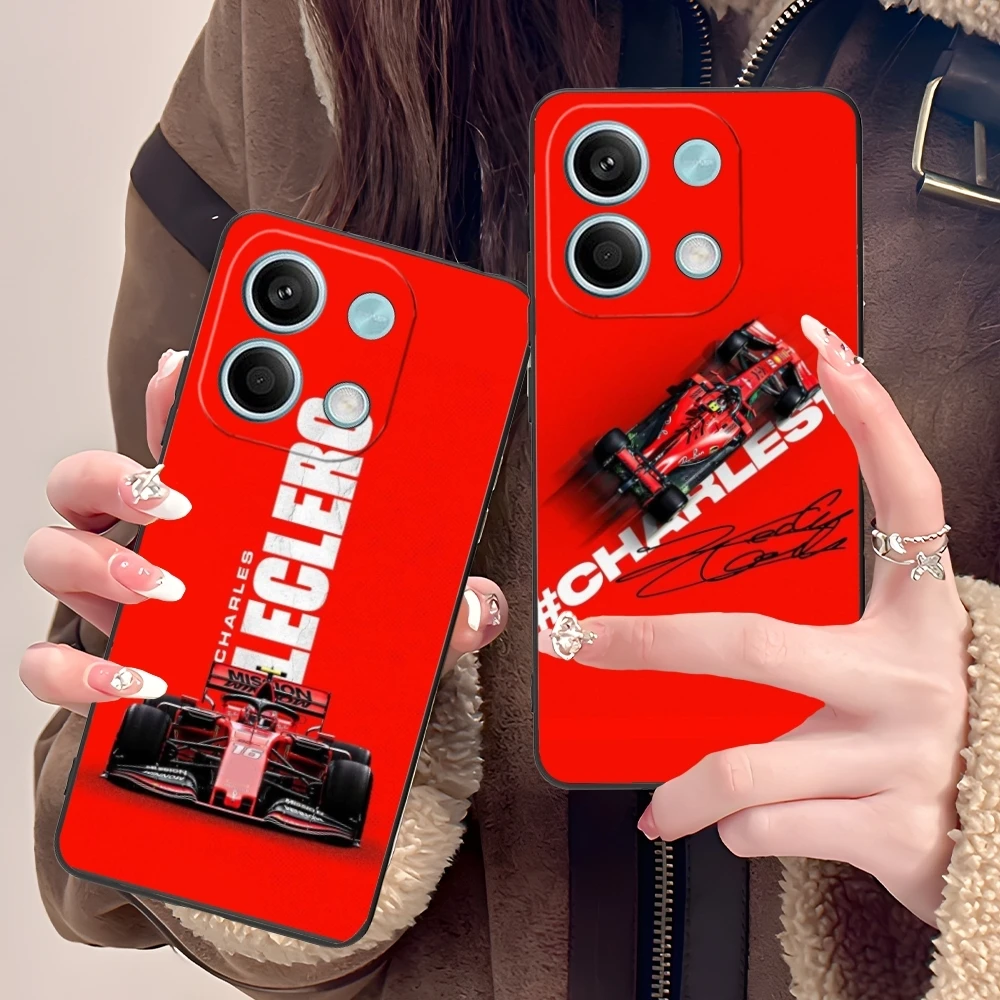 Чехол для мобильного телефона F1 Charles lock Xiaomi POCO M6 M5 M4 M3 X6 X5 X4 X3 F6 F5 F4 F3 F2 C40 Pro GT 5G черный