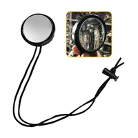 360 degree adjustable scuba diving diver cave rearview mirror with lanyard rope water sport boat diving swimming accessories
