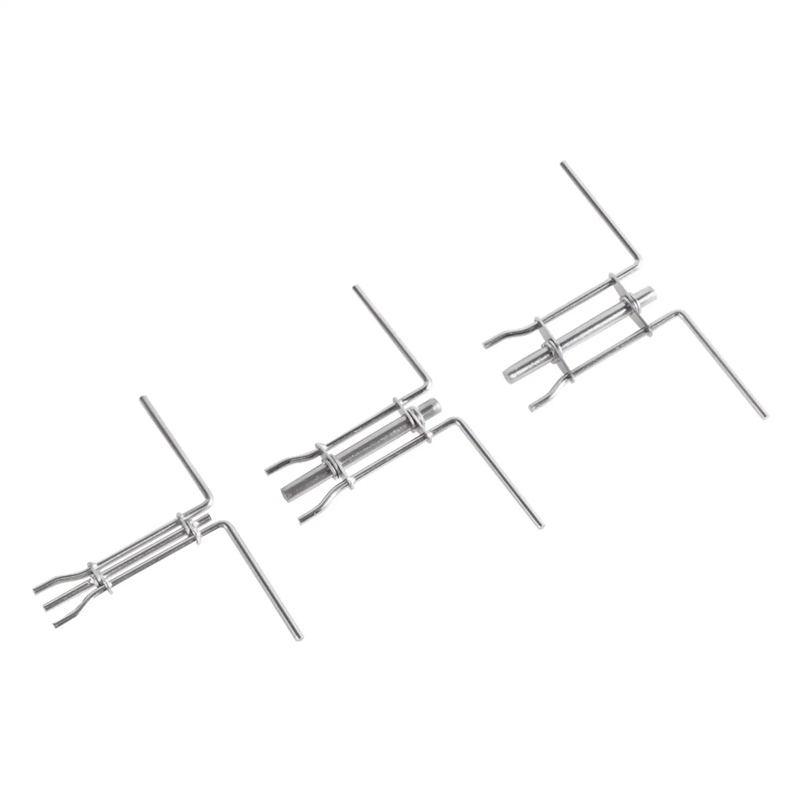 

3 Pieces U Cup Seal Twistor Installation Tool Set for Flexible Rod Seals Metal