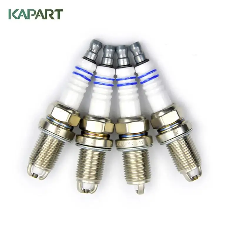 

4PCS FLR8LDCU+ 7404 Normal Spark Plug Candle For VW BWM E34 E36 E39 Passat Audi Chevrolet Golf Opel 0242229654 +9 7700107916