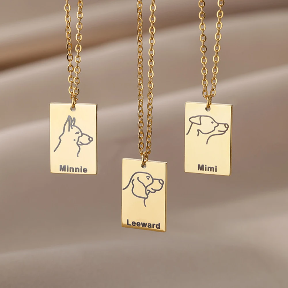 Оригинальный портрет для домашних питомцев ожерельлье мам и девушек