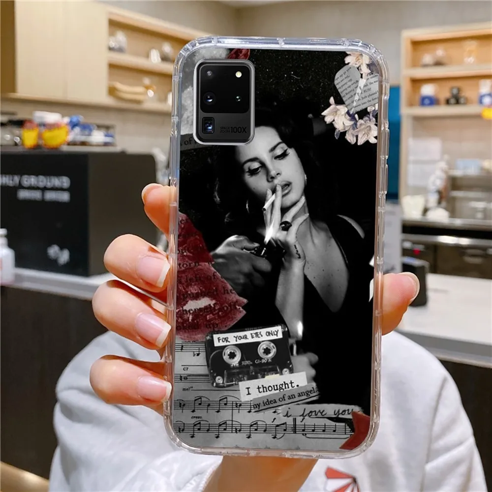 Чехол для телефона с постером Лана Дель Рей певицы крафт Samsung Galaxy A52 A12 A51 S21 Edge S22ULTRA