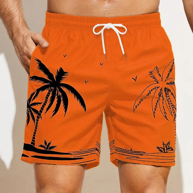 

2023 3D Printing Summer Men's Woman Hawaiian Beach Shorts Swimsuit Casuals Oversize Pants Swimwear Clothing
