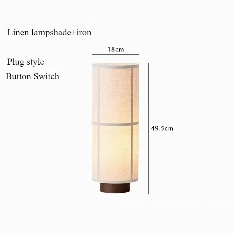 

Настольная лампа Blonche из льняного абажура