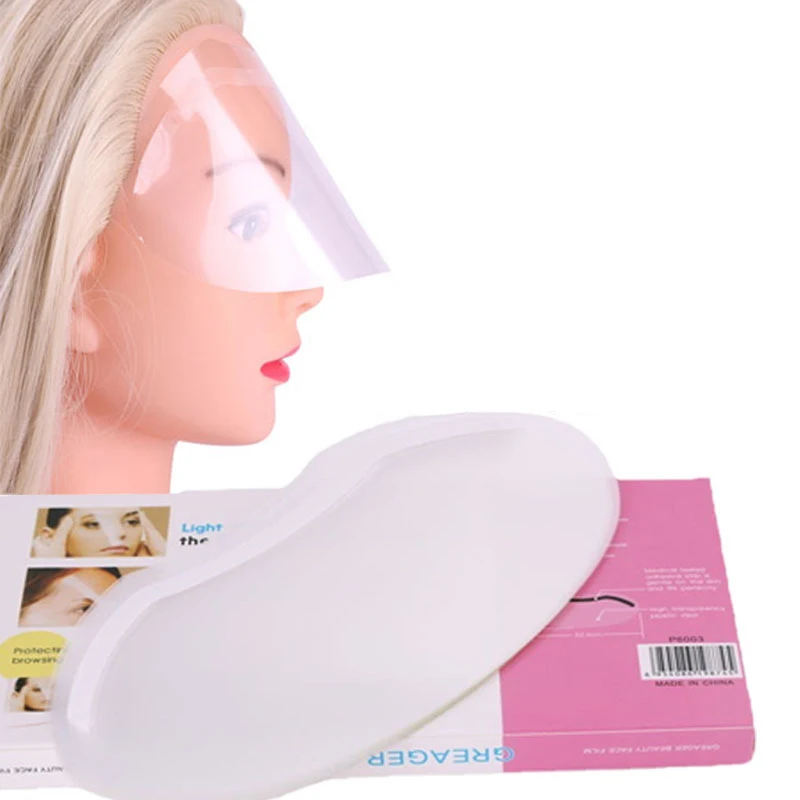 

50p/box Disposable Salon Hairspray Face Mask Eye Protection Hairdressing Mask Face Protection Forehead Face Shield Barber Supply