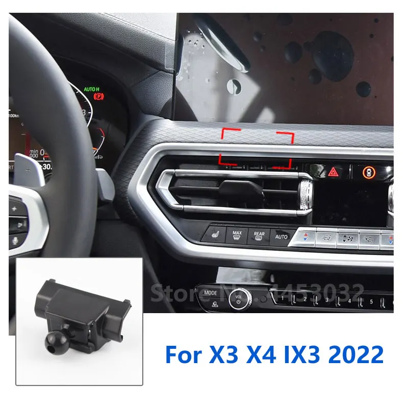 

Car Phone Holder Mounts Special For BMW IX3 G08 X3 G01 F25 X4 G02 F26 GPS Fixed Bracket Base 17mm Accessories 2011-2021