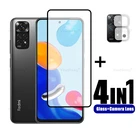 Стекло для Xiaomi Redmi Note 11 Pro Plus, полное покрытие, закаленное стекло для Redmi Note 11 Pro, объектив камеры для Xiaomi Redmi Note 11