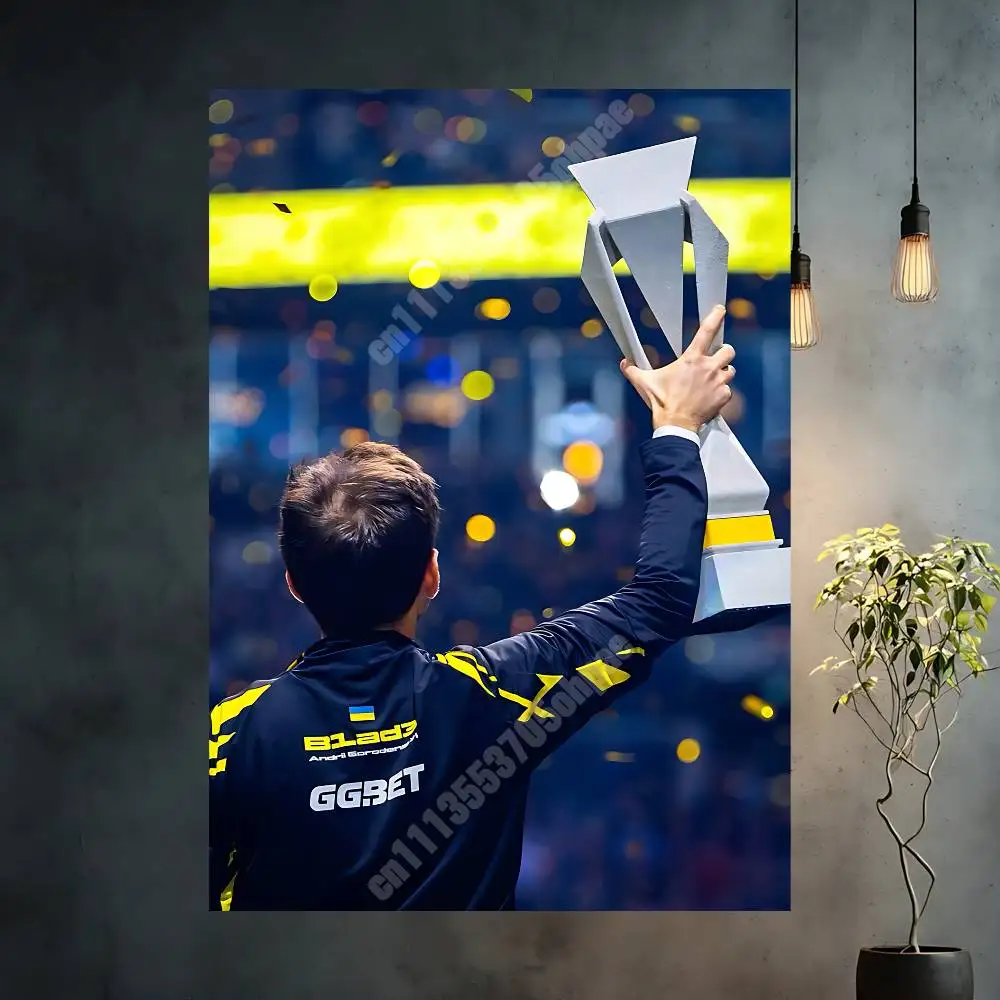 Эстетический постер N-Natus Vincere-S N-Navi Born To Win, HD-принты для галереи, настенное искусство для дома, креативный подарок (art.: 3920dc466d147) - 3920dc466d147