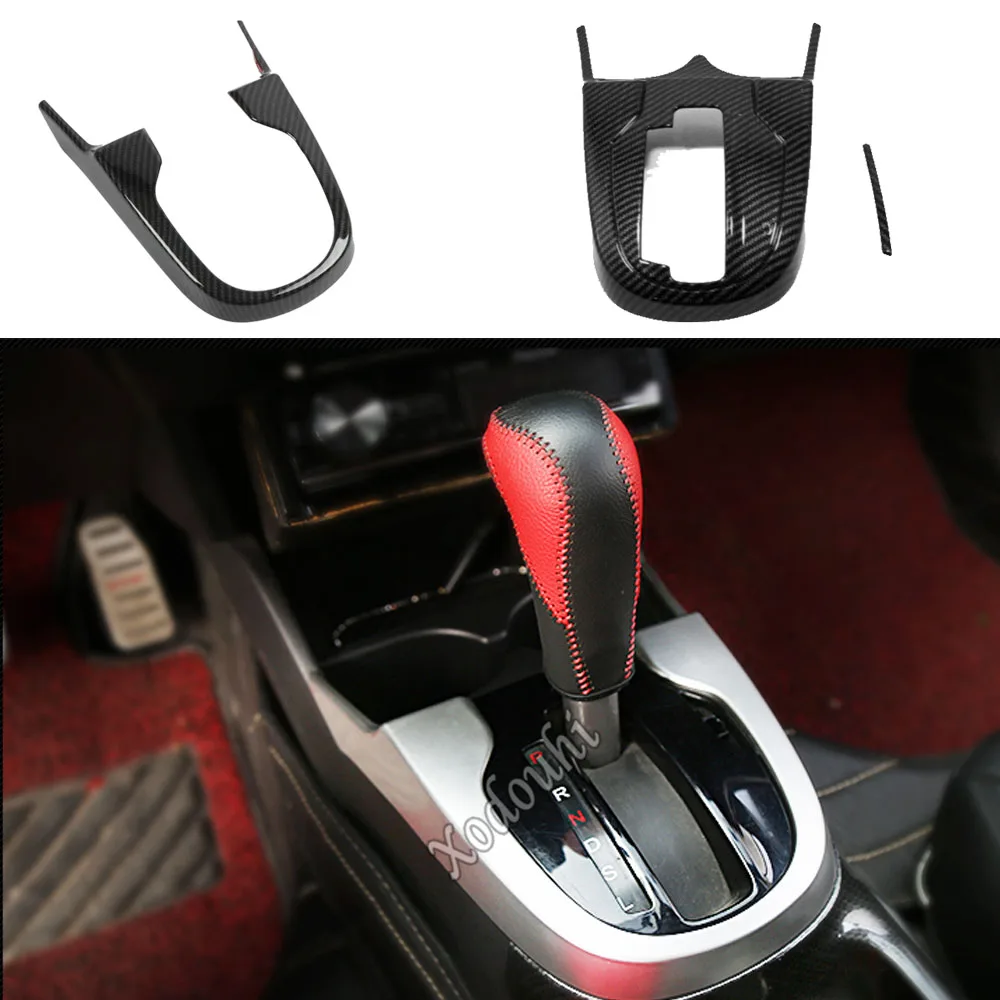 

For Honda Fit Jazz 2014 2015 2016 2017 ABS Plastic Inner Middle Handbrake Gear Panel Shift Stall Paddle Cup Switch Frame Trim
