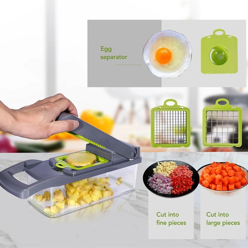 8in1multifunctional vegetable cutter potato slicer carrot grater kitchen accessories gadgets steel blade kitchen tool овоще