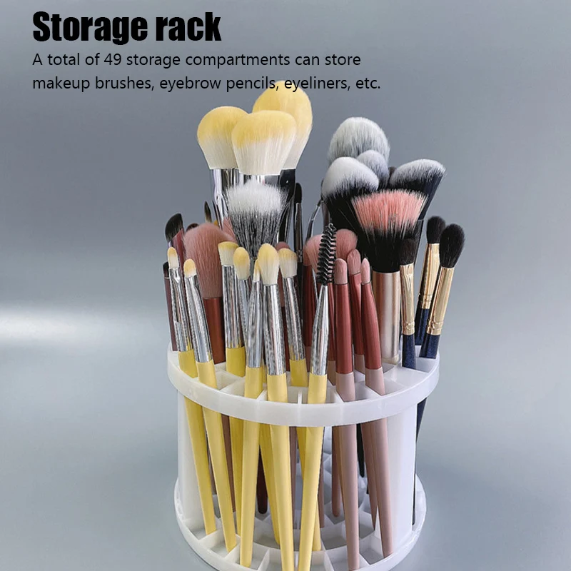 Стеллаж для косметических кистей большой емкости Многофункциональная подставка