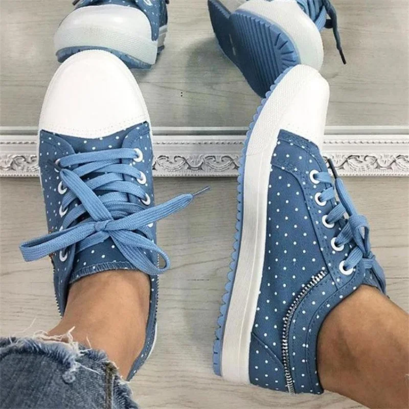 Women Sneakers Shoes 2023 Fashion Summer Casual Shoes Cutouts Lace Canvas Hollow Breathable Platform Flat Shoes