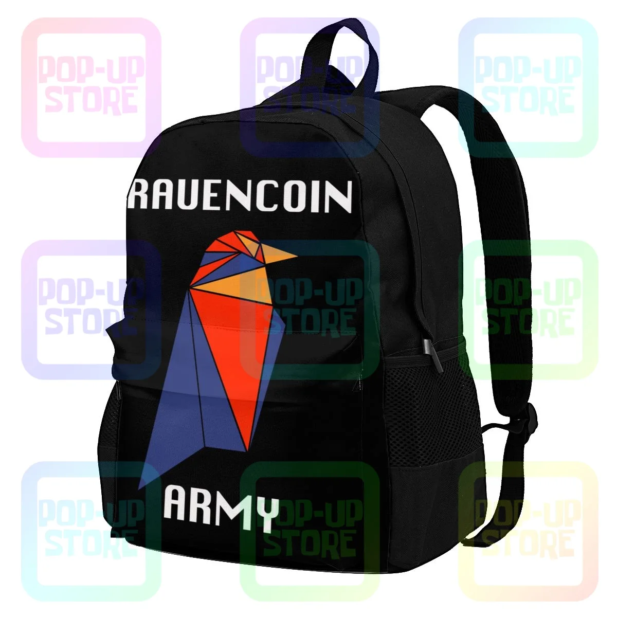 Армейский рюкзак Ravencoin Altcoin Hodl криптовалют Ворон птица вместительный школьный