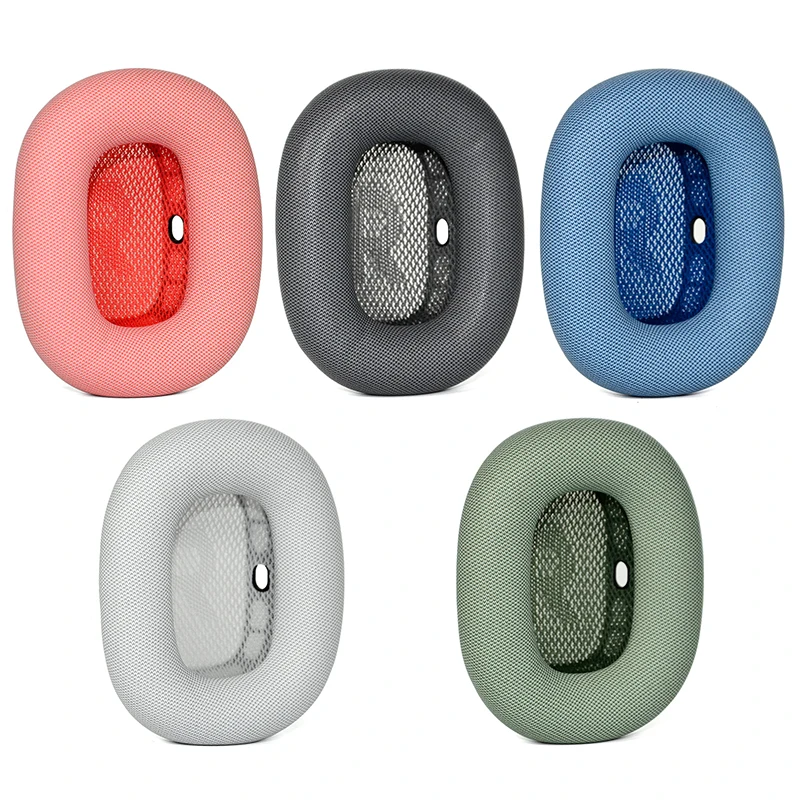 

For AirPods Max Wireless Cover Headphone Ear Pads Replacement Sponge Headset Set Spare Accessories with Knit-mesh Structure