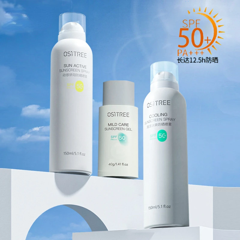 150ml Dynamic Sunscreen Sunscreen Spray Isolation Face Sunscreen Spray SPF50+PA+++ Sunscreen Lotion for Women Free shipping