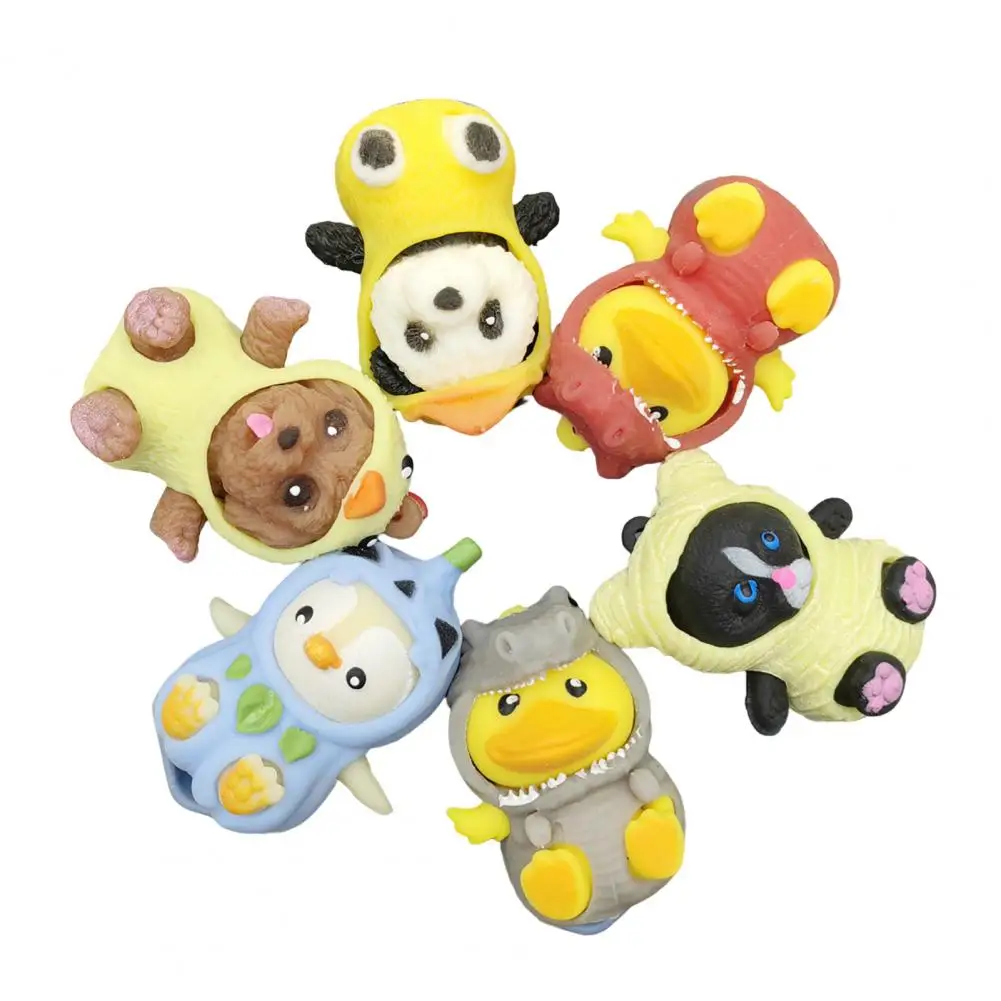 

Squeeze Fidget Toy Lovely Creative Duck Panda Tiger Candy Bag Filler Animal Squeeze Toy Sensory Squishes Toy