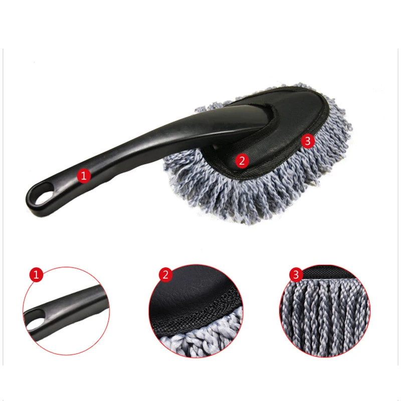 

Car Dust Mop Car Wash Microfiber Cleaning Brush Dusting Tool Duster Home Cleaning Used For Waxing Washing Dust Thick Durable