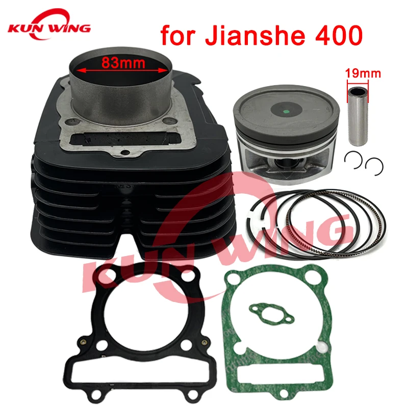 

Комплекты прокладок поршня цилиндра для Jianshe 400 Jianshe400 JS400 Mountain Lion 400 JS183FMQ JSF3 386cm ³ детали двигателя F3-201000-0 ATV