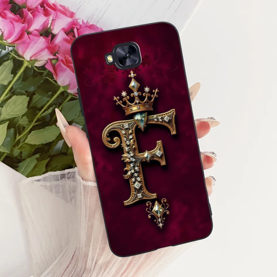 Фото Чехол для Asus ZenFone 4 Selfie ZD553KL X00LD, мягкий силиконовый чехол с буквами в стиле ретро для Asus 4 Selfie Pro ZD552KL Z01MD Shell №5