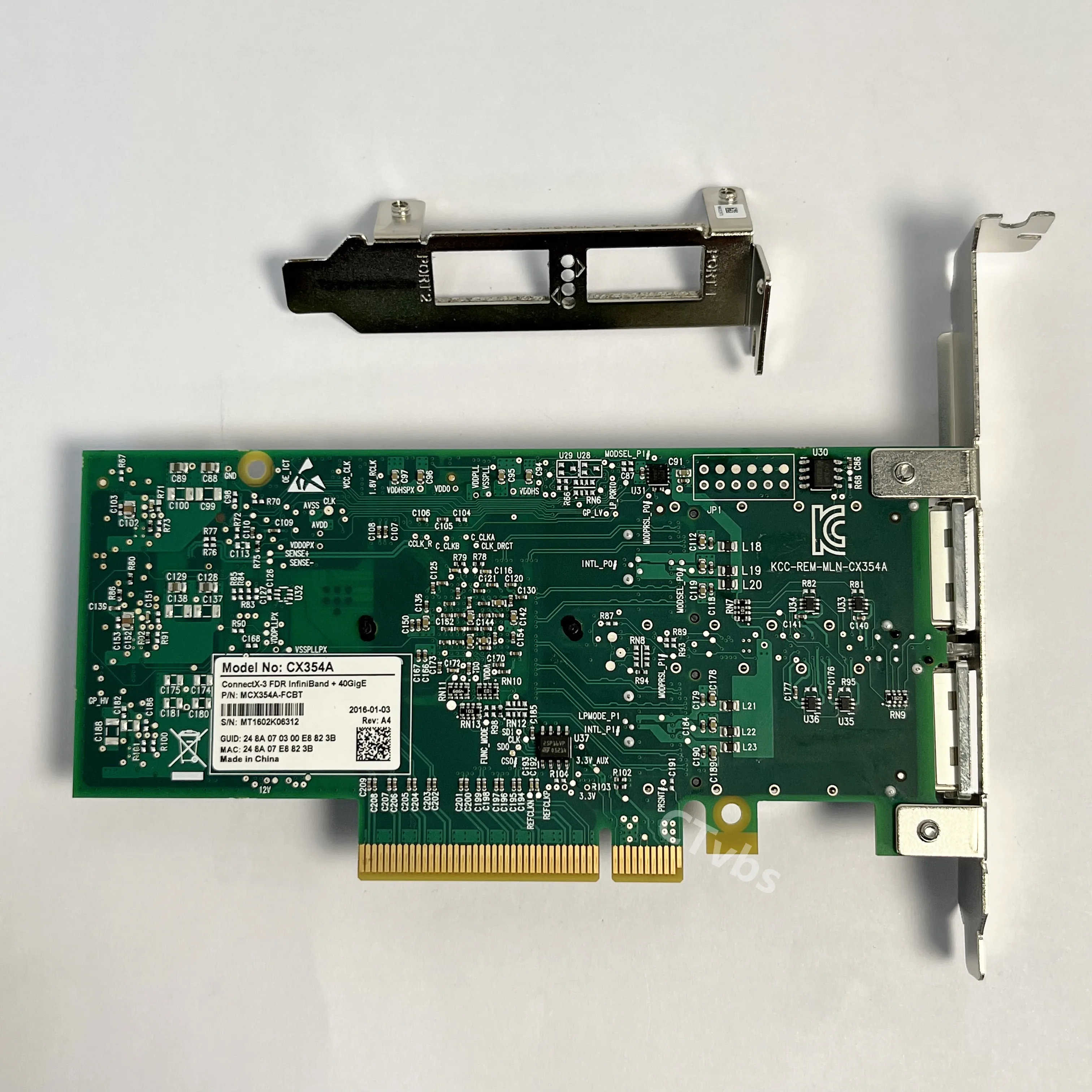 Mellanox ConnectX-3 CX354A MCX354A-FCBT  VPI 40/56GbE Dual-Port QSFP Ethernet Adapter