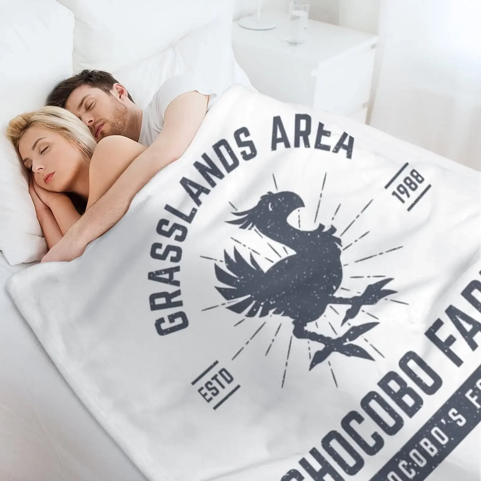 Толстовка Chocobos толстовка Chocobo художественное одеяло с изображением фермы