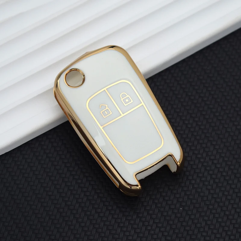 

Автомобильный чехол-брелок для Opel Vauxhall Astra J Corsa D E Zafira Mokka для Chevrolet Cruze Malibu TPU автомобильный умный чехол для ключа
