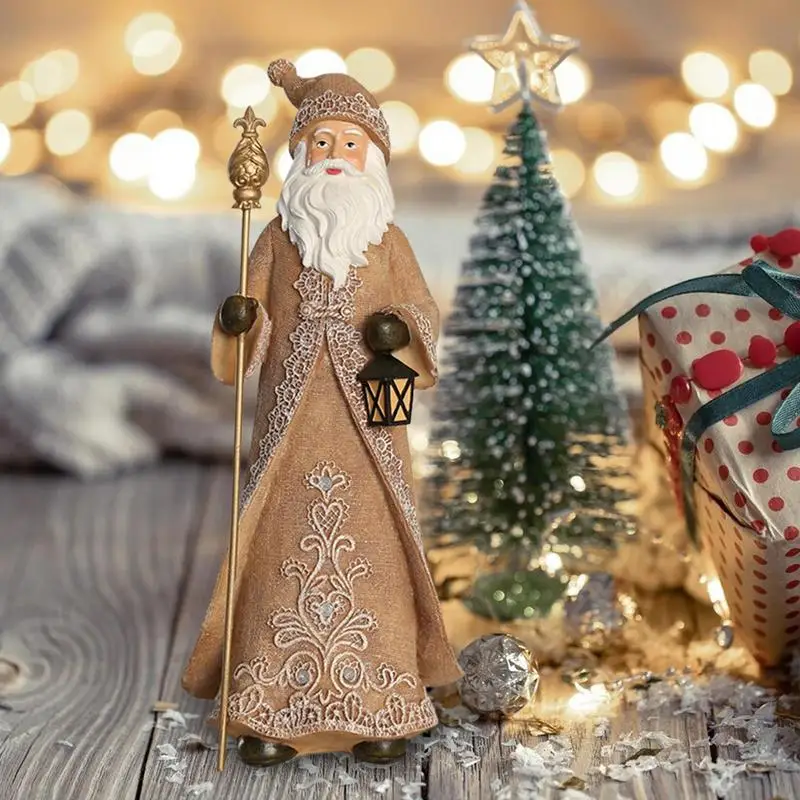 Рождественская статуя классическая имитация льна скульптура снеговика забавные